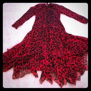 Vintage Leopard Dress